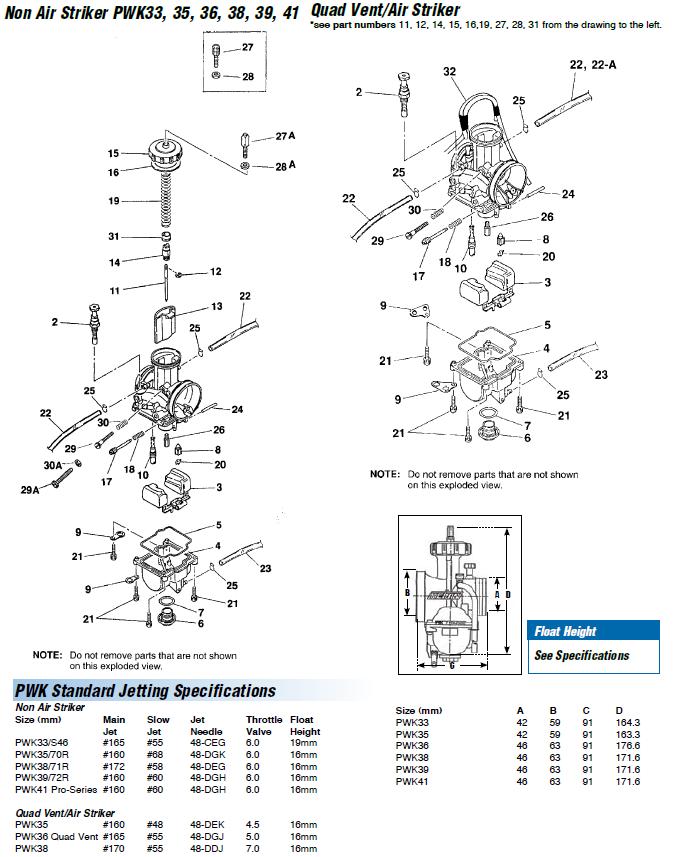 # 7.0 throttle valve w/ notch Keihin PWK 36 38 39 41 2-stroke carburetor slide 7 