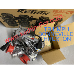 Triumph Bonneville/Thruxton Keihin FCR 39mm Carburetor Kit with adapters (sku 016-877)
