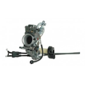 Arctic Cat DVX 400 / Keihin FCR 41 Carburetor Kit + Motion Pro Push/Pull Cable Set (016-856)