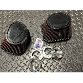 KEIHIN FCR POD FILTER SET / 2x DUAL OVAL CONICAL / KEIHIN FCR 35 37 39 41 (SKU: 005-174) KEIHIN FCR POD FILTER SET / 2x DUAL OVAL CONICAL / KEIHIN FCR 35 37 39 41 (SKU: 005-174)