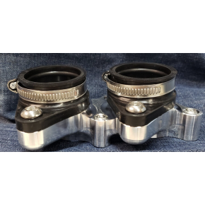 KEIHIN FCR BILLET INTAKE DUAL FCR39  / YAHMAHA YFM 660 YFM-660 RHINO RAPTOR GRIZZLY