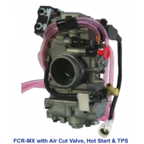 Keihin FCR-MX 41 Carburetor / with Choke, Air Cut Valve, Hot Start, TPS (sku 016-937)