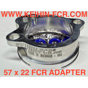 56mm x 21mm Kehin Fcr Carburetor Air Cleaner Adapter / Fcr 35-41 (sku 021-614)