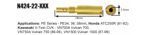 KEIHIN PILOT JET (SLOW JET) N424-22-XXX KEIHIN PILOT JET (SLOW JET) N424-22-XXX